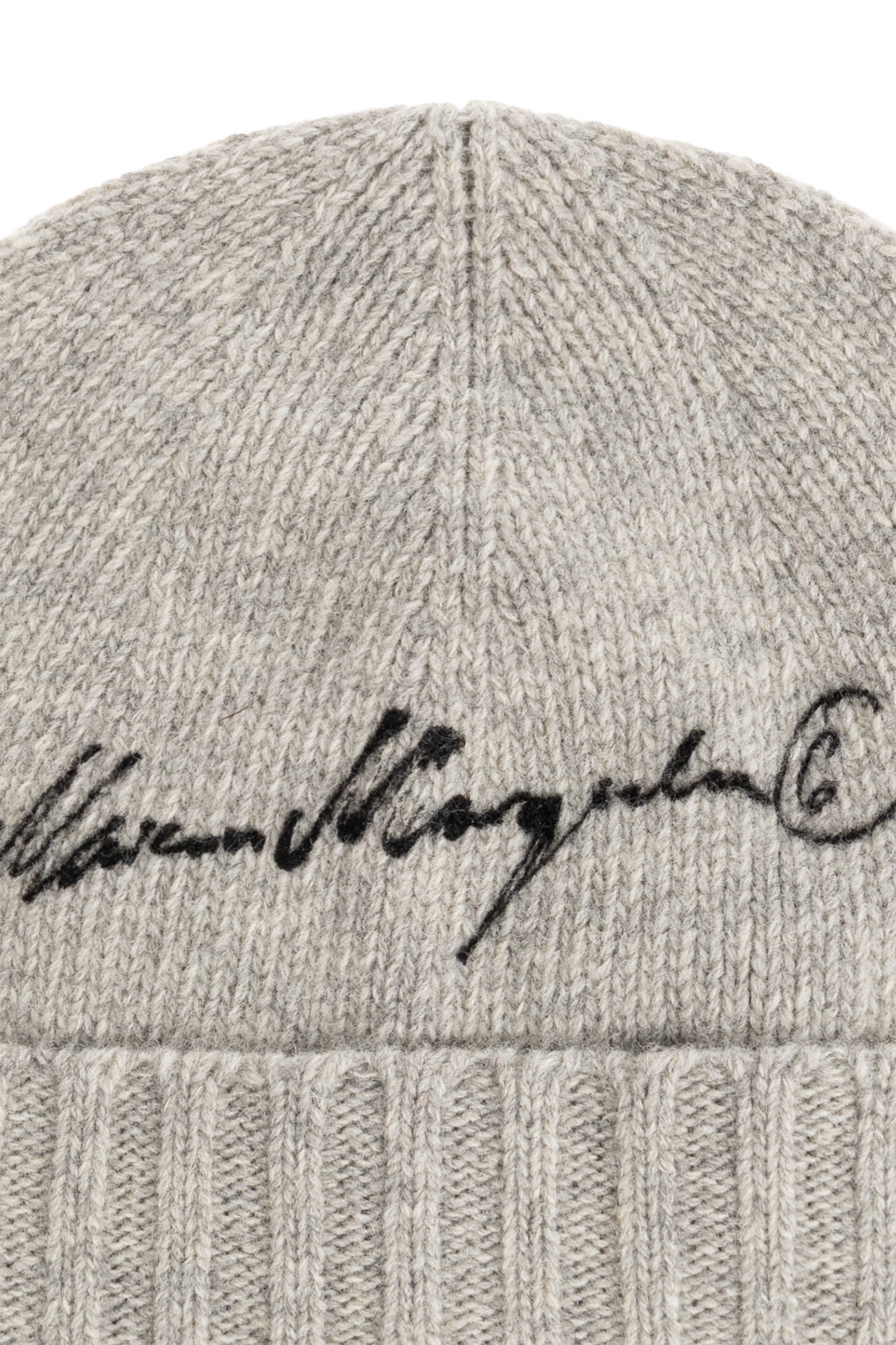 MM6 Maison Margiela Wool beanie with embroidered logo | Men's | Vitkac
